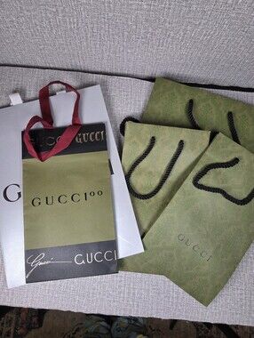 Lot of 5 Gucci Shopping Gift Bags